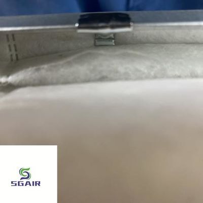 알루미늄 프로필 프레임에 대한 T 모양의 금속 Buckle Hepa 가방 필터