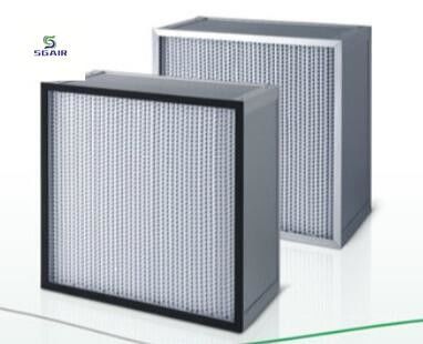 산업용 환기 시스템용 심플플레트 HEPA 필터