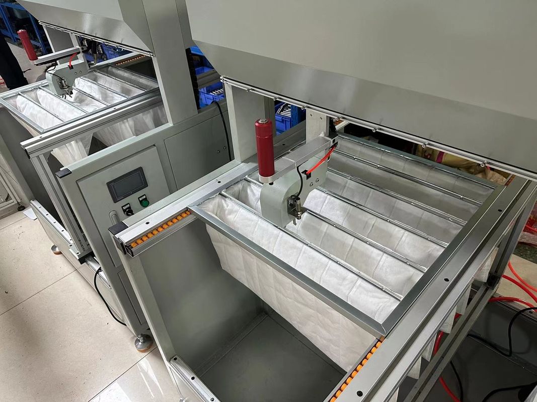 조정 가능한 두께 조정 가능한 필터 미디어 공기 필터 프레임 기계 2.2kW